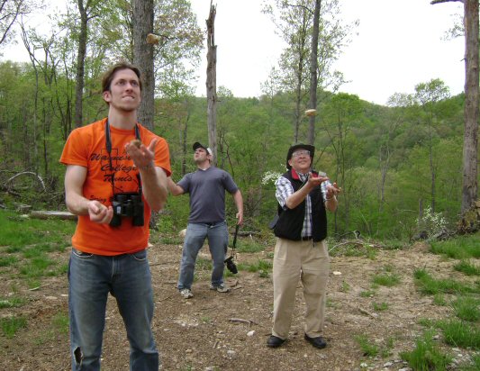 Photo of Dr. Ray Winstead Juggling - 2008